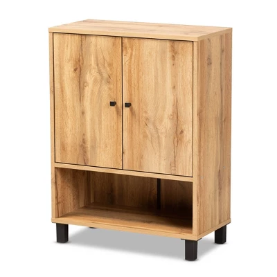 Rossin Modern Wood 2 Door Entryway Shoe Cabinet - Baxton Studio 10 Rossin Modern Wood 2 Door Entryway Shoe Cabinet - Baxton Studio - Image 10