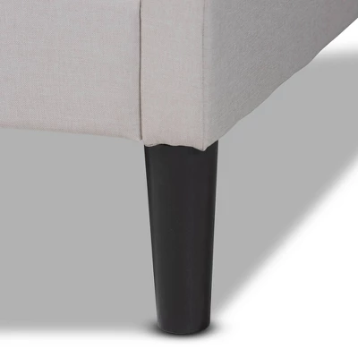 Full Milligan Upholstered Wood Daybed - Baxton Studio 5 Full Milligan Upholstered Wood Daybed - Baxton Studio - Image 5