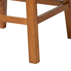 2pc Gradisca Wood Swivel Counter Stool Set Gray/Walnut Brown - Baxton Studio -Outlet Baxton Studio Store GUEST 8c2bad76 238e 42c0 ad9b f90b6a473649