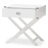 Curtice 1 Drawer Wooden Nightstand White - Baxton Studio