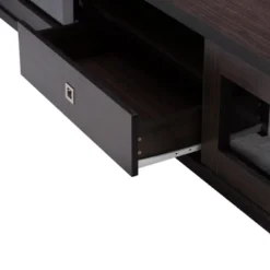 Beasley Cabinet With 2 Sliding Doors And Drawer TV Stand For TVs Up To 70" Dark Brown - Baxton Studio 6 Beasley Cabinet With 2 Sliding Doors And Drawer TV Stand For TVs Up To 70" Dark Brown - Baxton Studio -Outlet Baxton Studio Store GUEST 8e2b4259 667f 41dd 990b 486bdb51b1ff