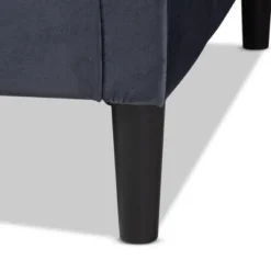 Cora Velvet Fabric Upholstered And Wood Daybed - Baxton Studio -Outlet Baxton Studio Store GUEST 8f715c4c 3644 40fe a309 82615c0350a1