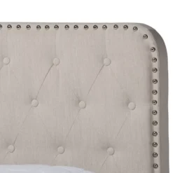 Annalisa Fabric Upholstered Button Tufted Panel Bed - Baxton Studio 8 Annalisa Fabric Upholstered Button Tufted Panel Bed - Baxton Studio -Outlet Baxton Studio Store GUEST 9067266c d526 4ac4 b4fa deab6edac753