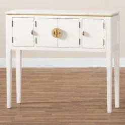Aiko Wood Console Table White - Baxton Studio 13 Aiko Wood Console Table White - Baxton Studio -Outlet Baxton Studio Store GUEST 91f8a22c cca7 4e9d a211 eecd3e73c2cf