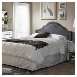 Rita Modern And Contemporary Fabric Upholstered Headboard - Baxton Studio -Outlet Baxton Studio Store GUEST 92230237 6345 4736 95eb 3fed799e4d17