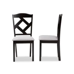 Set Of 2 Ruth Espresso Finished Dining Chair Gray/ Brown - Baxton Studio 9 Set Of 2 Ruth Espresso Finished Dining Chair Gray/ Brown - Baxton Studio -Outlet Baxton Studio Store GUEST 926a796c f535 4662 8457 1778624727ac