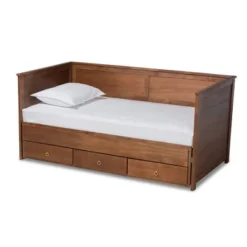 Twin To King Thomas Expandable Daybed With Storage Drawers - Baxton Studio 26 Twin To King Thomas Expandable Daybed With Storage Drawers - Baxton Studio -Outlet Baxton Studio Store GUEST 927b0eac a8aa 48ae aabf 5c83513b2505