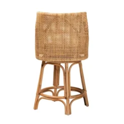 Bella Rattan Counter Stool Natural Brown/White - Baxton Studio -Outlet Baxton Studio Store GUEST 941757cf b6d6 4e61 b87b 141ffcc0ca65
