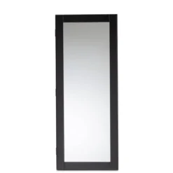 Pontus Wood Wall-Mountable Jewelry Armoire With Mirror - Baxton Studio -Outlet Baxton Studio Store GUEST 9488f926 5a5d 482e b385 f9131bb5d901