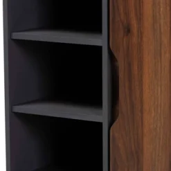 Idina Mid-Century Wood 1 Door Shoe Cabinet Dark Brown/Gray - Baxton Studio 9 Idina Mid-Century Wood 1 Door Shoe Cabinet Dark Brown/Gray - Baxton Studio -Outlet Baxton Studio Store GUEST 94b5ea37 fa01 4d7d be32 c719d9673255