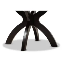 35" Tilde Wide Round Wood Dining Table - Baxton Studio -Outlet Baxton Studio Store GUEST 94e77343 c530 480d 8718 7e18d781bcf3