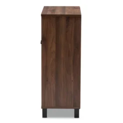 Rossin Walnut Finished 2 Door Wood Entryway Shoe Storage Cabinet Brown - Baxton Studio -Outlet Baxton Studio Store GUEST 95727ff0 c7f7 495d 87d3 275487bcf565