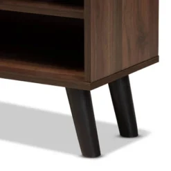 Mallory Two-Tone Wood TV Stand For TVs Up To 50" Gray/Walnut - Baxton Studio -Outlet Baxton Studio Store GUEST 97e009ed 5599 4bd8 b61f 2640f425d7d8