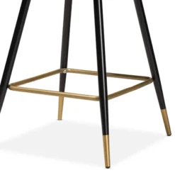 2pc Preston Two-Tone And Metal Bar Stool Set - Baxton Studio -Outlet Baxton Studio Store GUEST 984f30ff d522 4b0d 9571 e2e480aed166