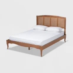 Marieke Wood Platform Bed Ash Walnut - Baxton Studio -Outlet Baxton Studio Store GUEST 98db642f cbd6 4c1e a8ff 164e968b5e69