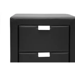 Frey Upholstered Modern Nightstand - Baxton Studio -Outlet Baxton Studio Store GUEST 98e21c7a 8803 4349 b4c4 d8169dc39cc5