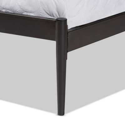 Queen Dora Industrial Metal Platform Bed Black - Baxton Studio 4 Queen Dora Industrial Metal Platform Bed Black - Baxton Studio - Image 4