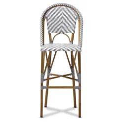 Baxton Studio Ilene Indoor And Outdoor Stackable Bistro Barstool Gray/White - BaxtonStudio 13 Baxton Studio Ilene Indoor And Outdoor Stackable Bistro Barstool Gray/White - BaxtonStudio -Outlet Baxton Studio Store GUEST 99aedc25 ef68 4e70 8b19 29069a1b9bb0