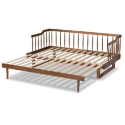 Twin To King Muriel Expandable Spindle Daybed - Baxton Studio -Outlet Baxton Studio Store GUEST 99d7451e ee31 48c1 8472 015d8a121fe1
