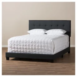 Brookfield Modern And Contemporary Fabric Bed - Baxton Studio -Outlet Baxton Studio Store GUEST 9ab01d2e 6a16 4a6b 923e c4423ac279ea