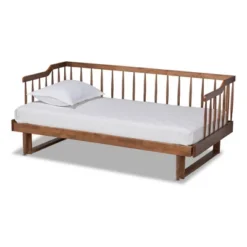 Twin To King Muriel Expandable Spindle Daybed - Baxton Studio -Outlet Baxton Studio Store GUEST 9b1d193a 1385 4572 af42 e6d97245d671