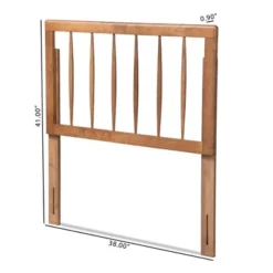 Valin Wood Headboard Walnut - Baxton Studio -Outlet Baxton Studio Store GUEST 9d19fc06 592f 4671 b4ac d07ffeff753c
