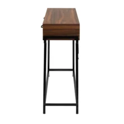 Eivor Wood And Metal 2 Drawer Console Table Walnut Brown/Black - Baxton Studio -Outlet Baxton Studio Store GUEST 9d5cfe62 194d 45d0 a115 d905950d2e9c