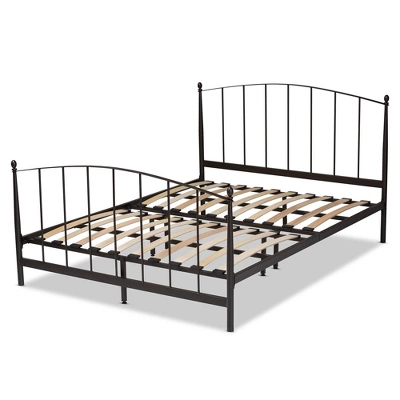 Queen Lana Metal Platform Bed Black - Baxton Studio 2 Queen Lana Metal Platform Bed Black - Baxton Studio - Image 2