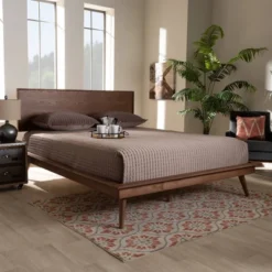 King Karine Finished Wood Platform Bed Brown - Baxton Studio 11 King Karine Finished Wood Platform Bed Brown - Baxton Studio -Outlet Baxton Studio Store GUEST 9e3a3984 e079 4082 8ef1 a04ed8a5584d