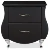 Erin Modern And Contemporary Faux Leather Upholstered Nightstand - Baxton Studio