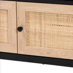 Declan Wood And Natural Rattan 3 Door TV Stand Espresso Brown/Black - Baxton Studio 12 Declan Wood And Natural Rattan 3 Door TV Stand Espresso Brown/Black - Baxton Studio -Outlet Baxton Studio Store GUEST 9edb490e 01c2 46e8 97bc 82cf7fee5602