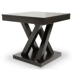 Everdon Modern End Table Dark Brown - Baxton Studio -Outlet Baxton Studio Store GUEST 9f4c6907 f2de 4004 a866 d592538284da