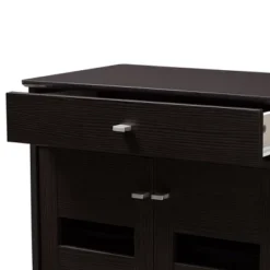 Acadia Modern And Contemporary Finished Shoe Cabinet Dark Brown - Baxton Studio -Outlet Baxton Studio Store GUEST 9f504d79 611c 45fc a23b 649e2cc25185