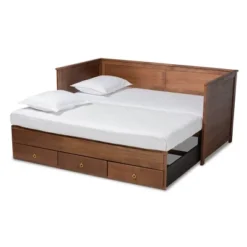 Twin To King Thomas Expandable Daybed With Storage Drawers - Baxton Studio 16 Twin To King Thomas Expandable Daybed With Storage Drawers - Baxton Studio -Outlet Baxton Studio Store GUEST 9f8b6337 cdf0 4c09 9429 502368ce5e69