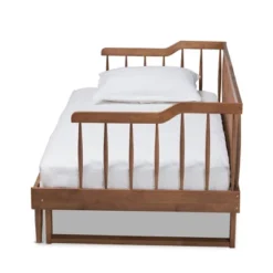 Twin To King Muriel Expandable Spindle Daybed - Baxton Studio -Outlet Baxton Studio Store GUEST a078ba9a 10db 483f 9f45 23699458a5b7