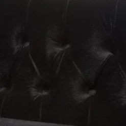 Flax Victorian Style Contemporary Velvet Fabric Upholstered 2 Seater Loveseat Black - Baxton Studio 13 Flax Victorian Style Contemporary Velvet Fabric Upholstered 2 Seater Loveseat Black - Baxton Studio -Outlet Baxton Studio Store GUEST a0e1baff 9f26 440f abcb 5faffd473117