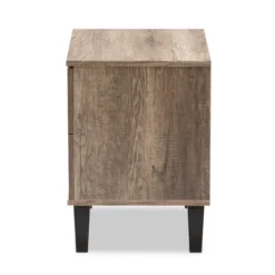 Swanson Modern And Contemporary Wood 2 - Drawer Nightstand - Light Brown - Baxton Studio -Outlet Baxton Studio Store GUEST a1c6abaf 5303 4c63 b1a7 a0fb9d3339ed
