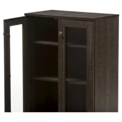 Mason Modern And Contemporary Multipurpose Storage Cabinet Sideboard - Dark Brown - Baxton Studio -Outlet Baxton Studio Store GUEST a403eb86 2e40 48d8 9cb4 102d6617fa53