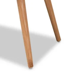 Banner Fabric Upholstered And Wood Accent Bench - Light Brown/Oak Brown - Baxton Studio -Outlet Baxton Studio Store GUEST a43db769 24e5 4f43 90fd 41c10acadbdf