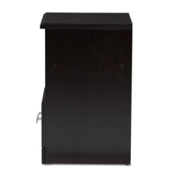 Odelia Modern And Contemporary Finished 1 Drawer Nightstand Dark Brown - Baxton Studio -Outlet Baxton Studio Store GUEST a515d8d2 0eb5 402f 9079 dffa14780395