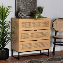 Sawyer Wood And Metal 3 Drawer Storage Cabinet With Natural Rattan Oak Brown/Black - Baxton Studio 10 Sawyer Wood And Metal 3 Drawer Storage Cabinet With Natural Rattan Oak Brown/Black - Baxton Studio -Outlet Baxton Studio Store GUEST a7c7b625 a1b2 4ba8 b0e4 144310a364f5