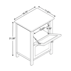 Sariah Wood Rattan 2 Door Nightstand White - Baxton Studio -Outlet Baxton Studio Store GUEST a917caaf 852a 4b43 9110 fc17ba4560d8