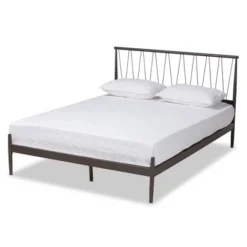 Samir Metal Platform Bed Black - Baxton Studio -Outlet Baxton Studio Store GUEST a98256e9 5652 464b afb6 d5a84270fdc4