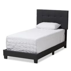 Twin Brookfield Modern And Contemporary Fabric Upholstered Bed - Baxton Studio -Outlet Baxton Studio Store GUEST a9d43098 d049 4ce5 9222 ca87a01bab2c