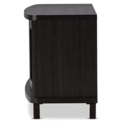 Walda Wood Cabinet With 2 Sliding Doors And 1 Drawer TV Stand For TVs Up To 60" Dark Brown/Gray - Baxton Studio -Outlet Baxton Studio Store GUEST a9f3082a 02d0 4002 85ec 5f32d6967b94