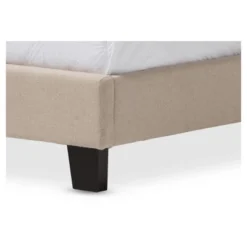 Twin Benjamin Modern And Contemporary Linen Upholstered Arched Platform Bed With Nailhead - Baxton Studio -Outlet Baxton Studio Store GUEST aaa42f51 b5ff 4e86 8dbb 2971c74c2fc4