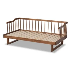 Twin To King Muriel Expandable Spindle Daybed - Baxton Studio -Outlet Baxton Studio Store GUEST abbc268b 3cf4 4a85 8d26 af0c7d89f4a7