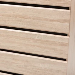 Mirren Light Oak 5 Drawer Chest Brown/Dark Gray - Baxton Studio -Outlet Baxton Studio Store GUEST ac3da9d7 2ce9 4864 a070 609c5467ce6d