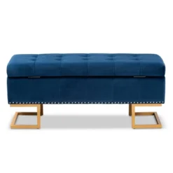Ellery Velvet Fabric Upholstered Ottoman - Baxton Studio 13 Ellery Velvet Fabric Upholstered Ottoman - Baxton Studio -Outlet Baxton Studio Store GUEST ae2e0e8c 2c7d 452d 9097 392d1ae5a0f2