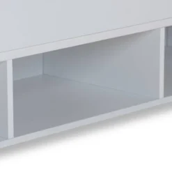 Elise Wood Storage Platform Bed White - Baxton Studio -Outlet Baxton Studio Store GUEST ae46d891 42ba 45df 8400 3a5de3963446